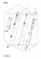 FRONT FORK for Suzuki SV 650 2009