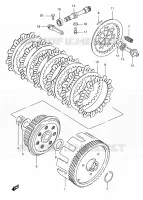 CLUTCH for Suzuki TS 185 1997