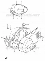 CRACKCASE COVER for Suzuki TS 185 1997