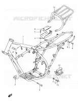 FRAME for Suzuki TS 185 1997