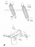 REAR DAMPER for Suzuki TS 185 1997