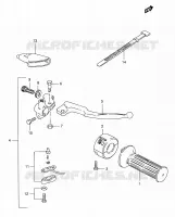 RIGHT LEVER for Suzuki TS 185 1997
