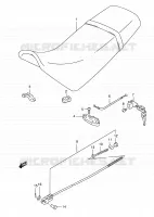 SEAT (MODEL V P09) for Suzuki TS 185 1997