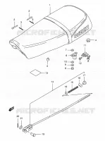 SEAT (MODELE K1 E71) for Suzuki TS 185 1997