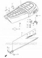 SEAT (MODELE T E24) for Suzuki TS 185 1997