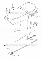 SEAT (VOIR NOTE) for Suzuki TS 185 1997