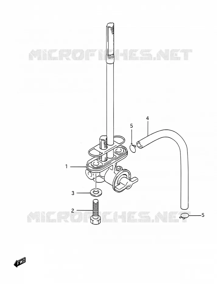 FUEL COCK Suzuki MOTO 200 TS-R 1991  TS200R M (E03,E28,E33)