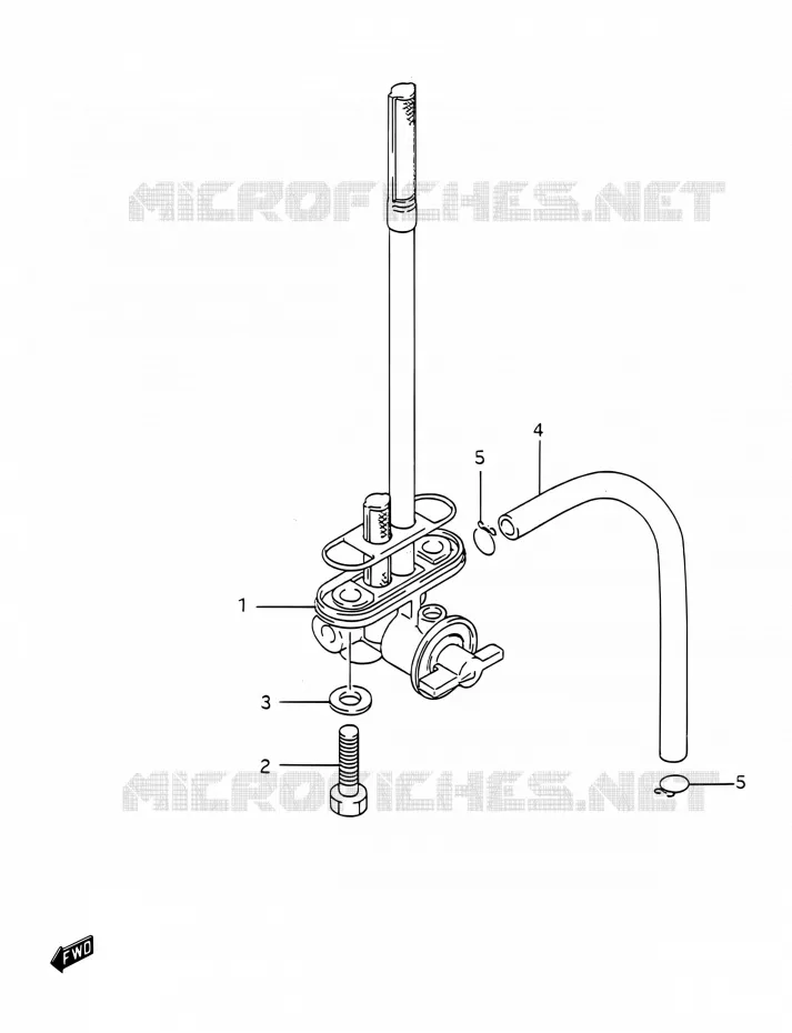 FUEL COCK Suzuki MOTO 200 TS-R 1992  TS200R N (E03,E28,E33)