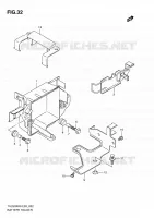 BATTERY BOX   TOOLS for Suzuki TU 250 2010