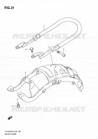 REAR FRAME for Suzuki TU 250 2010