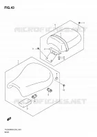 SEAT for Suzuki TU 250 2010