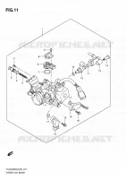 THROTTLE BODY for Suzuki TU 250 2010