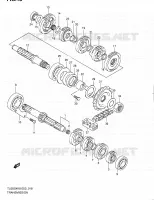 TRANSMISSION for Suzuki TU 250 2010