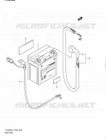BATTERY for Suzuki TU 250 2011
