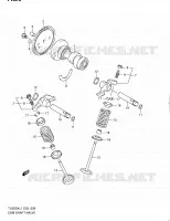 CAMSHAFT   VALVES for Suzuki TU 250 2011
