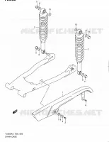 CHAIN GUARD for Suzuki TU 250 2011