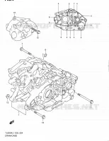 CRACKCASE COVER for Suzuki TU 250 2011