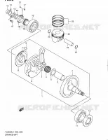 CRANKSHAFT for Suzuki TU 250 2011