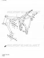FRAME for Suzuki TU 250 2011