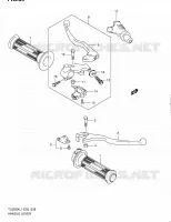 HANDGRIPS   LEVERS  for Suzuki TU 250 2011