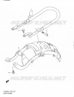REAR FRAME for Suzuki TU 250 2011