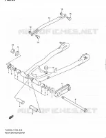 SWINGARM for Suzuki TU 250 2011