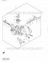 THROTTLE BODY for Suzuki TU 250 2011