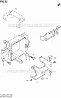 BATTERY BOX   TOOLS for Suzuki TU 250 2012
