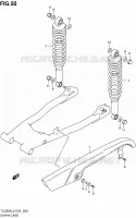 CHAIN GUARD for Suzuki TU 250 2012