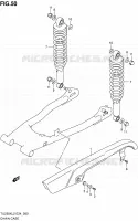 CHAIN GUARD for Suzuki TU 250 2012