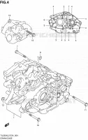 CRACKCASE COVER for Suzuki TU 250 2012