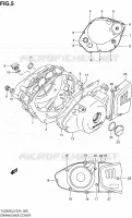CRACKCASE COVER for Suzuki TU 250 2012