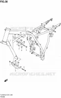 FRAME for Suzuki TU 250 2012