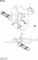 HANDGRIPS   LEVERS  for Suzuki TU 250 2012