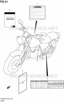 LABEL for Suzuki TU 250 2012