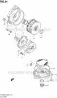 OIL PUMP for Suzuki TU 250 2012