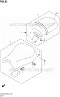 SEAT for Suzuki TU 250 2012