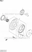 STARTER MOTOR CLUTCH for Suzuki TU 250 2012