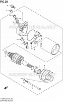 STARTER MOTOR for Suzuki TU 250 2012