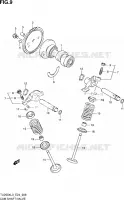 CAMSHAFT   VALVES for Suzuki TU 250 2013