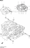 CRACKCASE COVER for Suzuki TU 250 2013