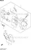 FRONT CALIPER for Suzuki TU 250 2013