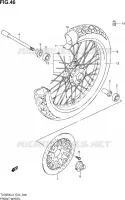 FRONT WHEEL for Suzuki TU 250 2013