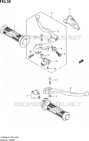 HANDGRIPS   LEVERS  for Suzuki TU 250 2013