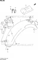 REAR FEDNER for Suzuki TU 250 2013