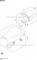 SEAT for Suzuki TU 250 2013