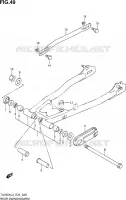 SWINGARM for Suzuki TU 250 2013
