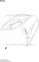 BACKREST (MODEL K7) for Suzuki BURGMAN 125 2007