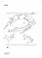 FAIRING (MODEL K7) for Suzuki BURGMAN 125 2007