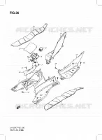 FOOTREST for Suzuki BURGMAN 125 2007